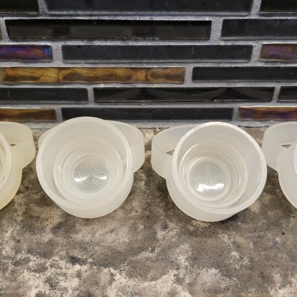 BKR GLASS WATER BOTTLE SET OF (4) HOT PINK BLUE GREEN 16 OZ 500ML YOGA WORKOUT - Picture 12 of 13